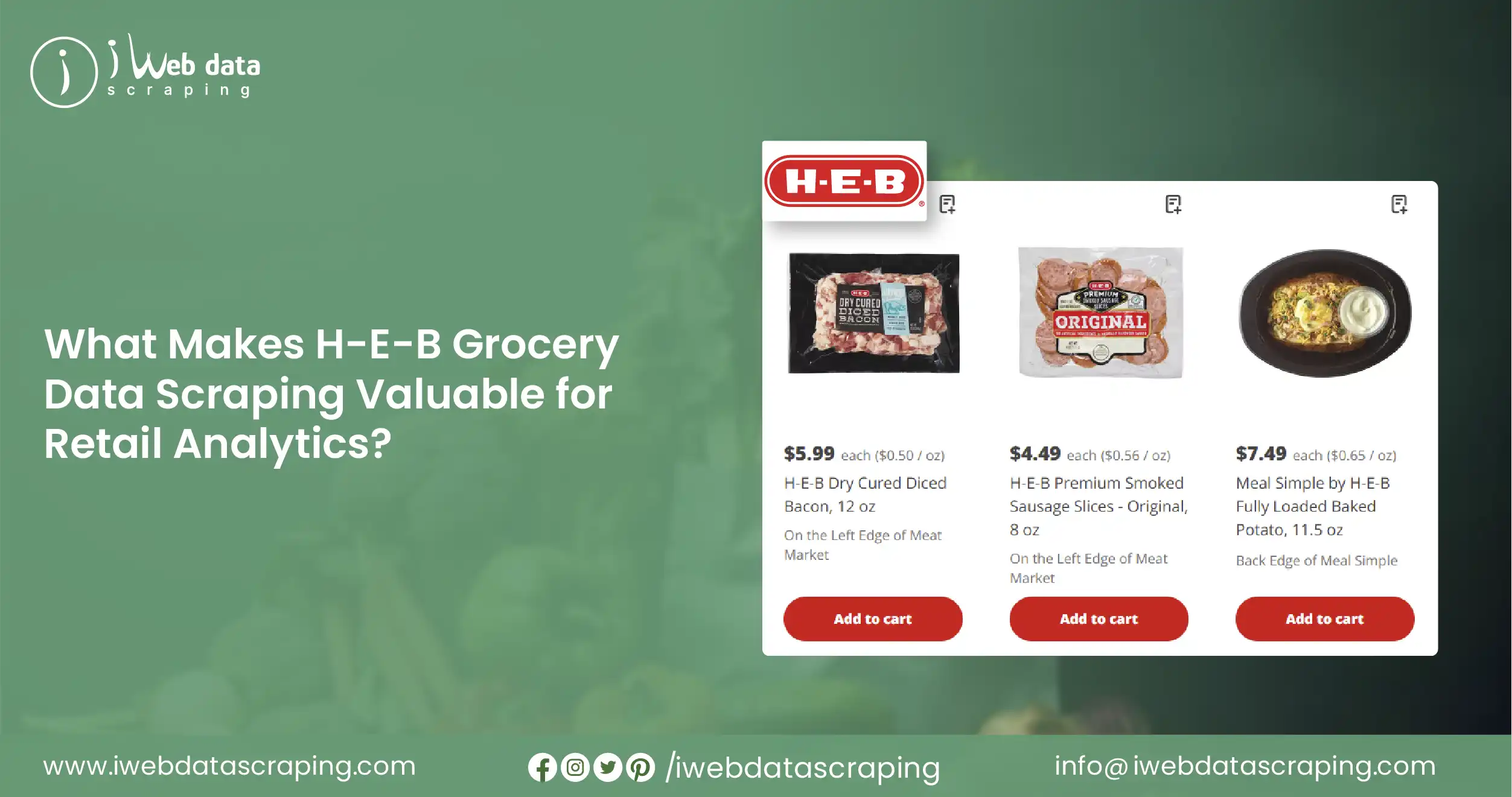 H-E-B Grocery Data Scraping for Retail Analytics